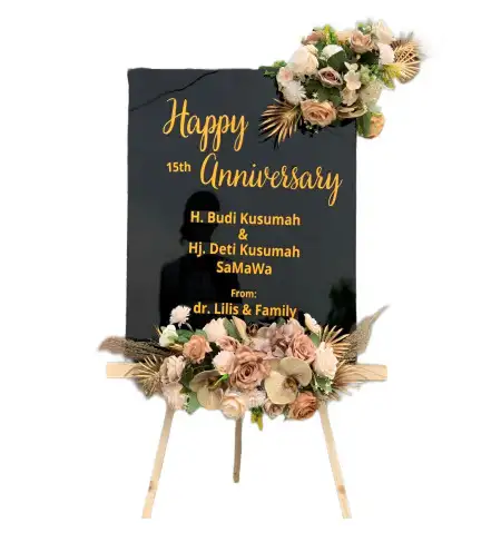 Papan Bunga Akrilik Betung